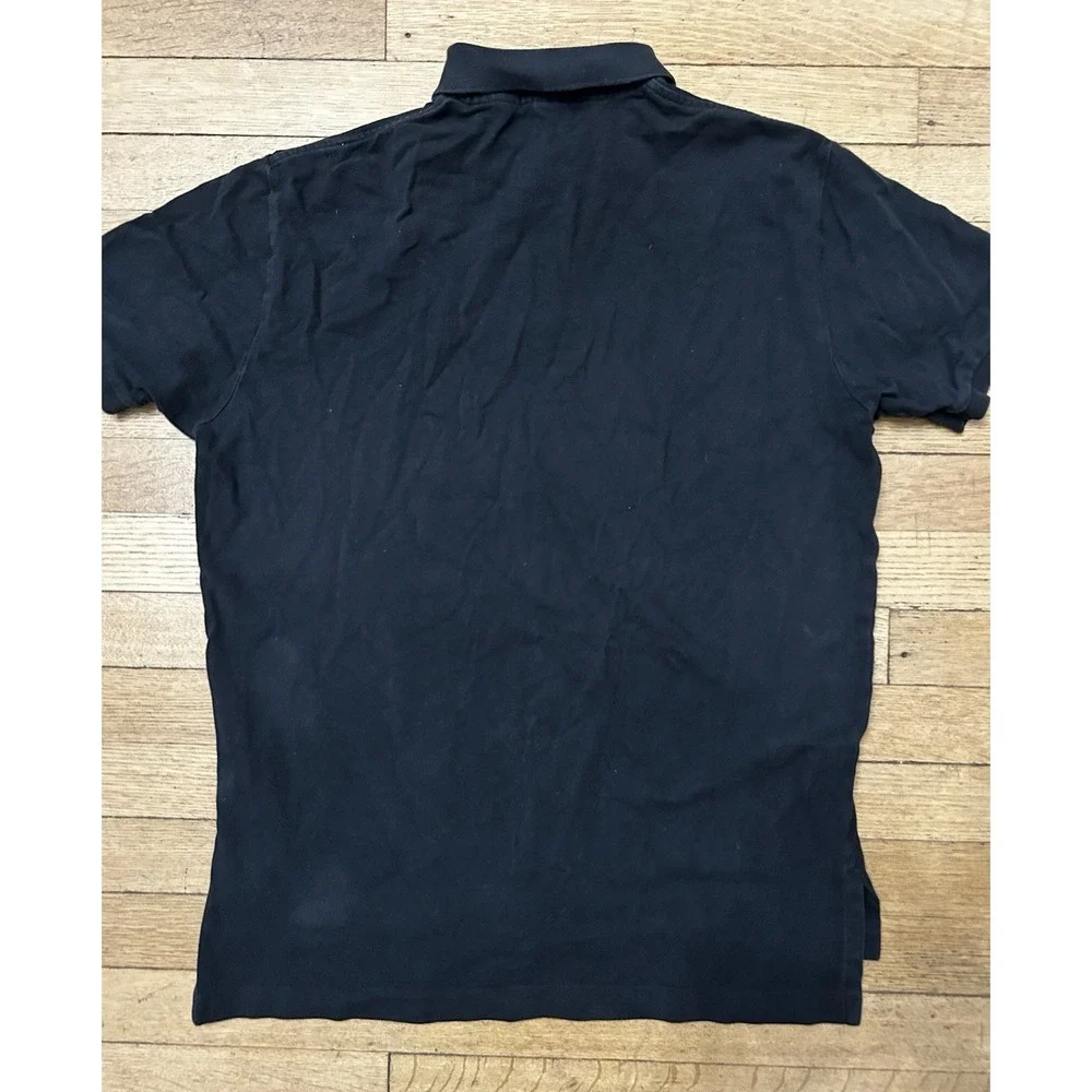 Polo Ralph Lauren Tuxedo Polo Bear Mens L Polo Shirt Black Cotton